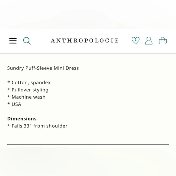 SUNDRY by ANTHROPOLOGIE Puff Sleeve Dress‎ in Pigment Crimson - Picture 10 of 11